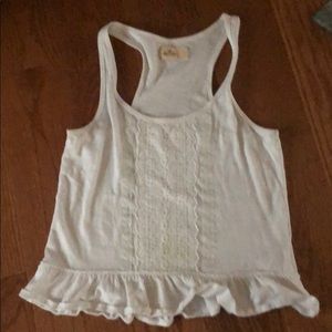 Cute hollister lace tank